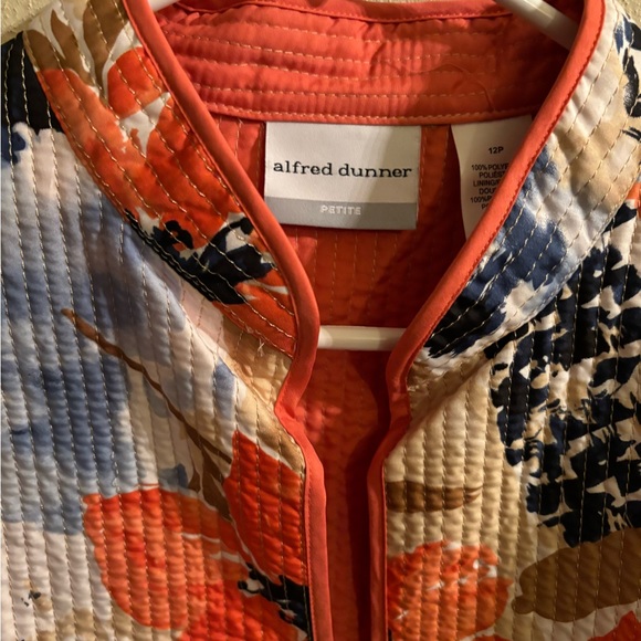 ALFRED DUNNER  petite “floral” jacket - Size 12P - Picture 3 of 9